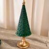 Albero Silani Verde e Oro In Resina a Rilievo