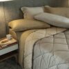 Trapunta Piumone Indicolor Double Face Beige Tortora Biancaluna