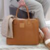 Borsa Bag Con Manici Con Plaid in Coral Fleece in 4 Colori