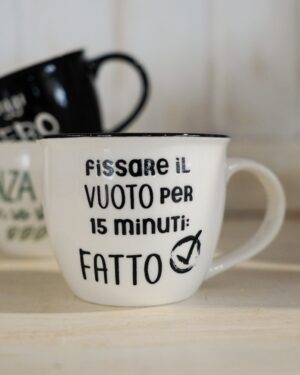 Tazza da Thè Con Frasi Simpatiche AD 3 Varianti in Porcellana