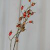 Ramo Artificiale di Rosa Canina Arancione 77 cm