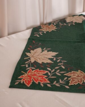 Centro 90x90 cm Verde Foglia Oro Renèe