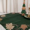Centro 90x90 cm Verde Foglia Oro Renèe
