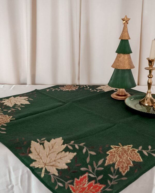 Centro 90x90 cm Verde Foglia Oro Renèe