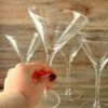 Bicchieri Set 4 Cocktail Martini In Vetro Trasparente
