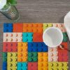 Tovaglietta Colazione Bambini In Vinile Tema Lego