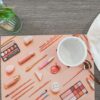 Tovaglietta Colazione In Vinile Tema Make Up