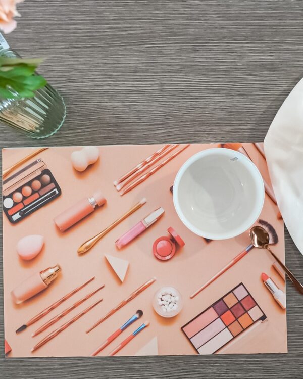 Tovaglietta Colazione In Vinile Tema Make Up