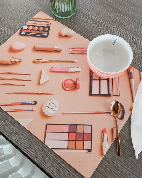 Tovaglietta Colazione In Vinile Tema Make Up
