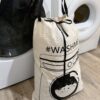 Sacca Lavanderia Essential in Tessuto Con Interno Plastificato