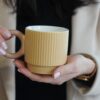 Tazza Mug Impilabile Con Manico In Porcellana