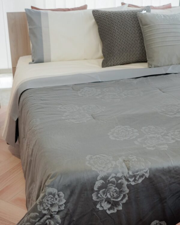 Trapunta Austria Matrimoniale In Velluto Damascati Floreale Fancy Home