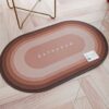 Tappeto Bagno Prisma Ovale Assorbente Con Fondo Antiscivolo-18459