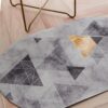 Tappeto Bagno Prisma Ovale Assorbente Con Fondo Antiscivolo
