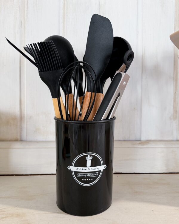 Set Porta Utensili Da Cucina Con 12 Utensili AD Star