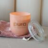Candela Pura Contenitore in Vetro Tappo Ermetico Con Sacchetto