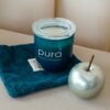 Candela Pura Contenitore in Vetro Tappo Ermetico Con Sacchetto