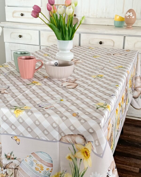 Tovaglia Antimacchia I Pasqualini Fancy Home da 6 o 12 Posti
