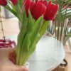Mazzettino da 5 Tulipani in Gomma Effetto Realistico