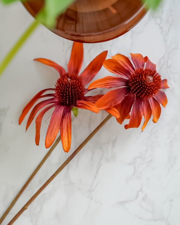 Fiore Artificiale Rudbeckia 55 Cm Arancio