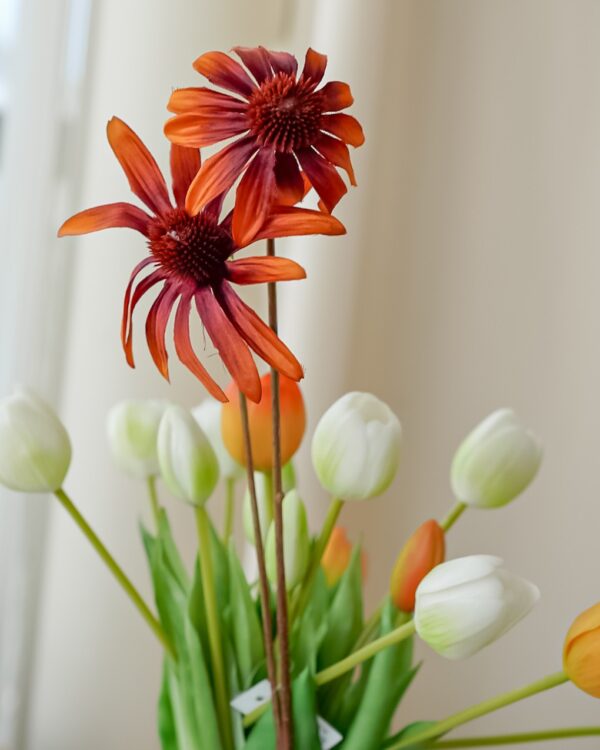 Fiore Artificiale Rudbeckia 55 Cm Arancio