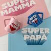 Tovaglietta Colazione In Vinile Super Papà e Super Mamma