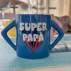 Tazza Mug Super Papà Super Mamma In Ceramica AD
