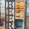 Porta Tappi In Legno Vetro e Metallo Per Birra o Vino