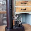 Apribottiglie Elettrico Per Vino Con Kit Accessori in Total Black