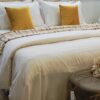 Completo Copripiumino Petra Con Federe Effetto Stropicciato Stone Washed