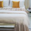 Completo Copripiumino Petra Con Federe Effetto Stropicciato Stone Washed