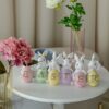 Scritta Decorativa Easter Con Coniglietti Pasqua Colori Pastello