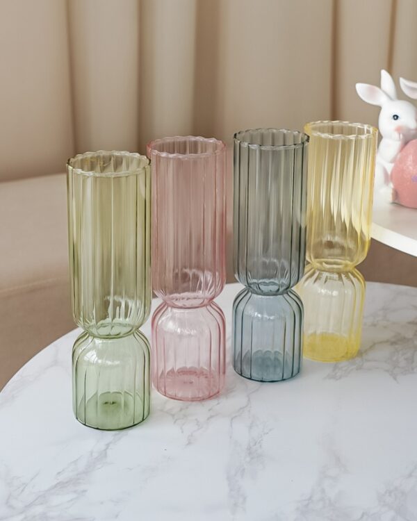 Vaso in Vetro Colori Pastello AD