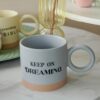 Tazza Mug Con Manico Con Frasi Colori Pastello Matt