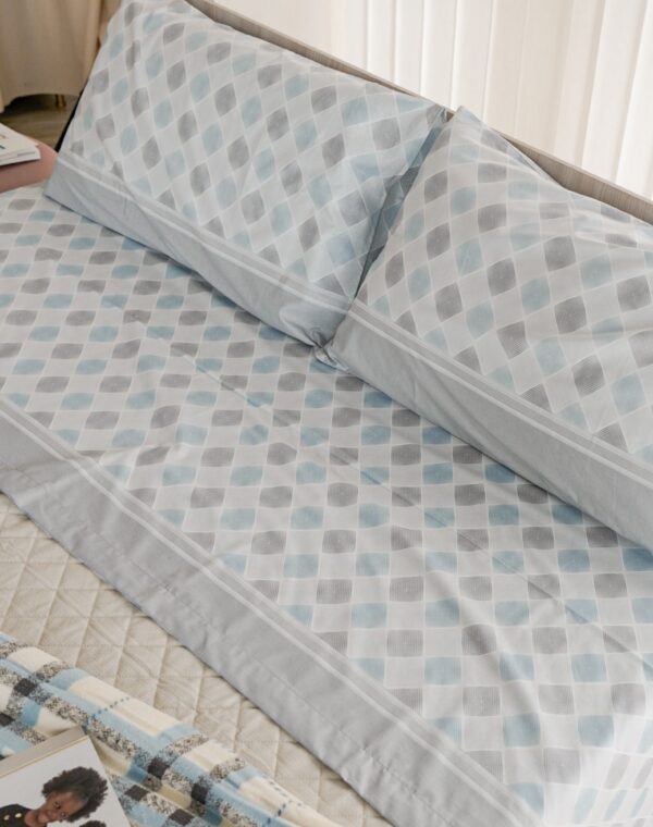 Completo Lenzuola Manifatture Imberti Living A Rombi Geometrico