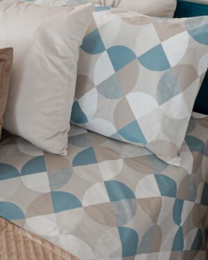 Completo Lenzuola Geometriche Manifatture Imberti Misura Maxi