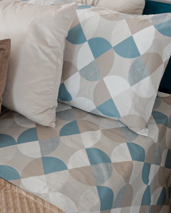 Completo Lenzuola Geometriche Manifatture Imberti Misura Maxi
