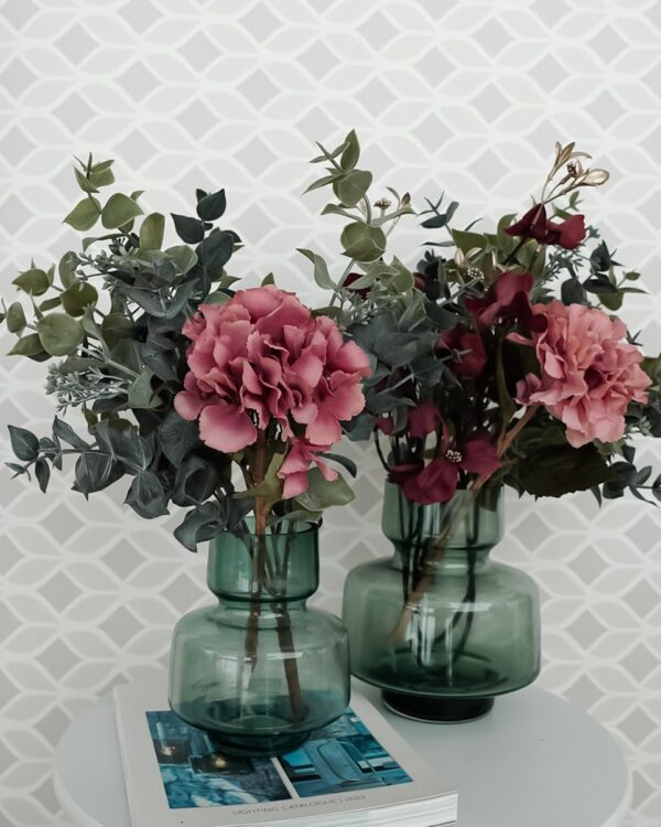 Vaso Wendie In Vetro Colorato Design Moderno 2 Misure