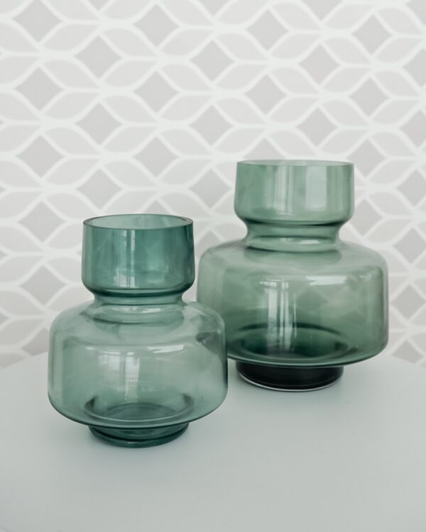 Vaso Wendie In Vetro Colorato Design Moderno 2 Misure