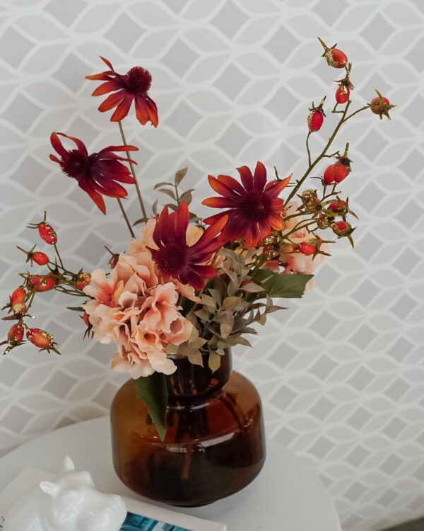Vaso Wendie Brown In Vetro Colorato AD