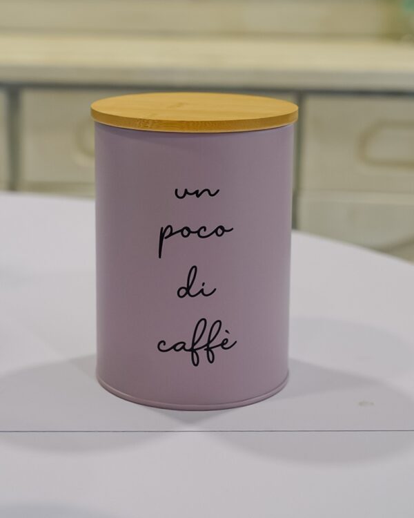 Barattoli Douglas Sale Zucchero e Caffè Colorati e Tappo In Bamboo