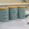 Barattoli Douglas Sale Zucchero e Caffè Colorati e Tappo In Bamboo