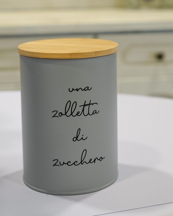 Barattoli Douglas Sale Zucchero e Caffè Colorati e Tappo In Bamboo
