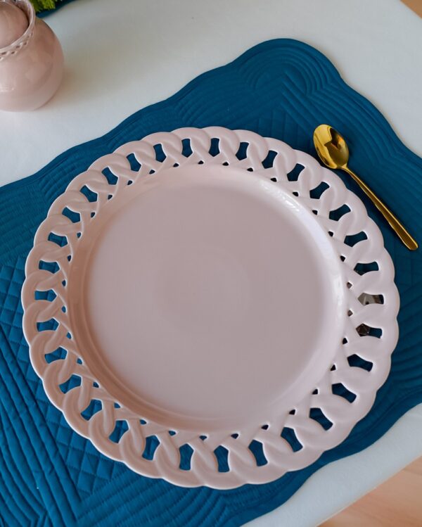 Piatto Da Portata Mise En Place Preziosa Luxury Home Rosa o Bianco