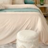 Completo Copripiumino Petra Con Federe Effetto Stropicciato Stone Washed