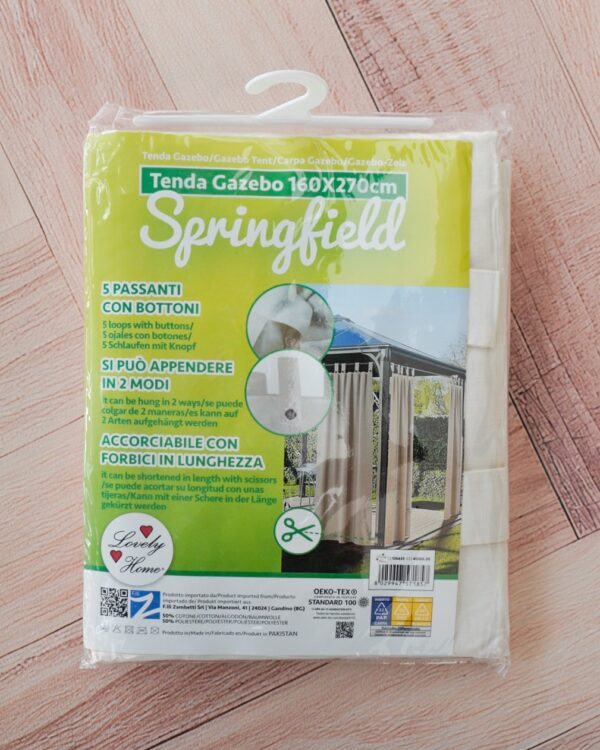 Tenda Da Gazebo Con Passanti Con Bottone In Cotone