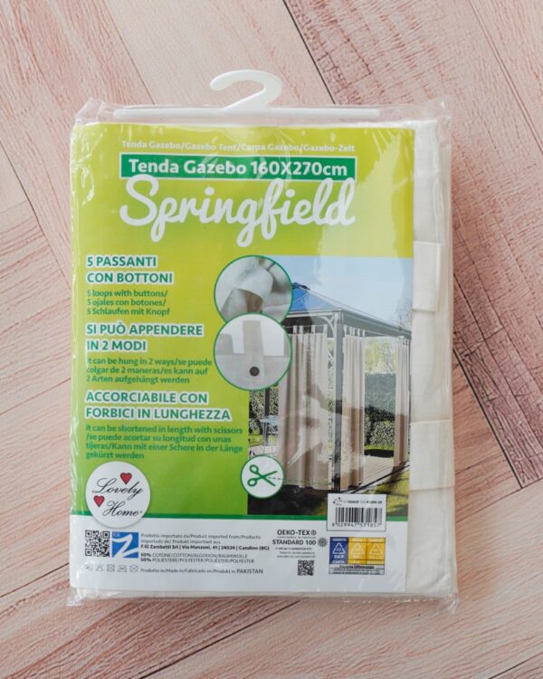 Tenda Da Gazebo Con Passanti Con Bottone In Cotone