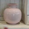 Vaso in Metallo Mercury In Due Dimensioni e 3 Colori Bianco Rosa Beige