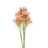 Mazzettino di Fiorellini Artificiali a Stelo Lungo 67 Cm Giallo Celeste Rosa e Rosa Scuro