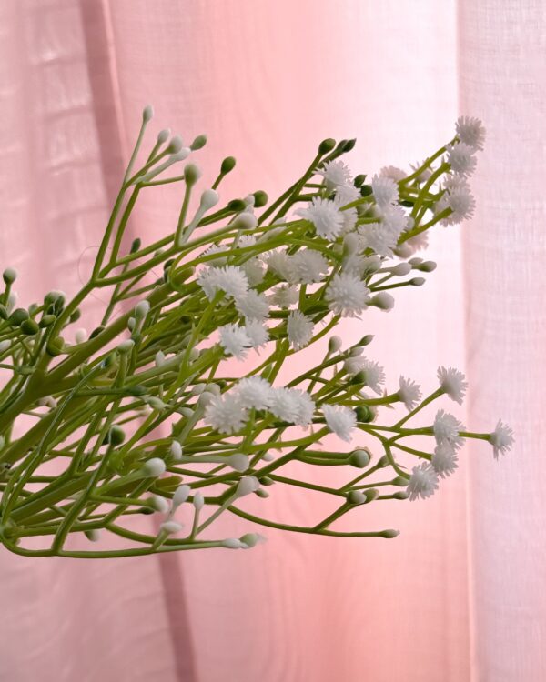 Set Fiori Di Campo Bianco In Plastica